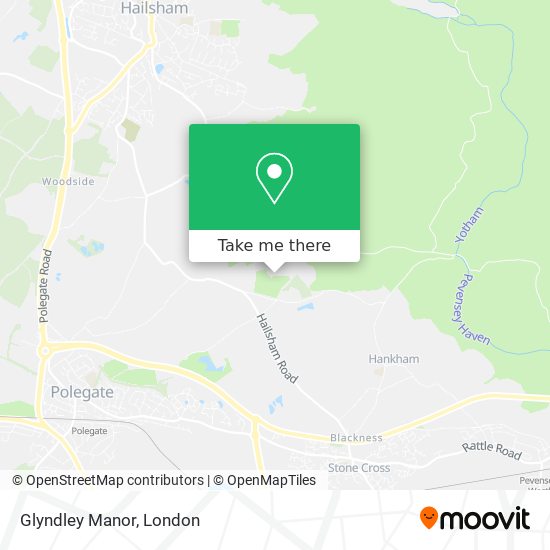 Glyndley Manor map