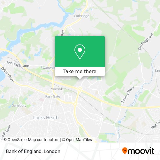 Bank of England map
