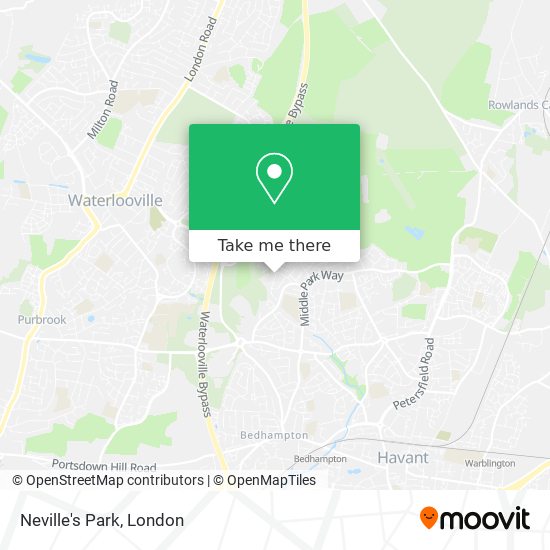 Neville's Park map