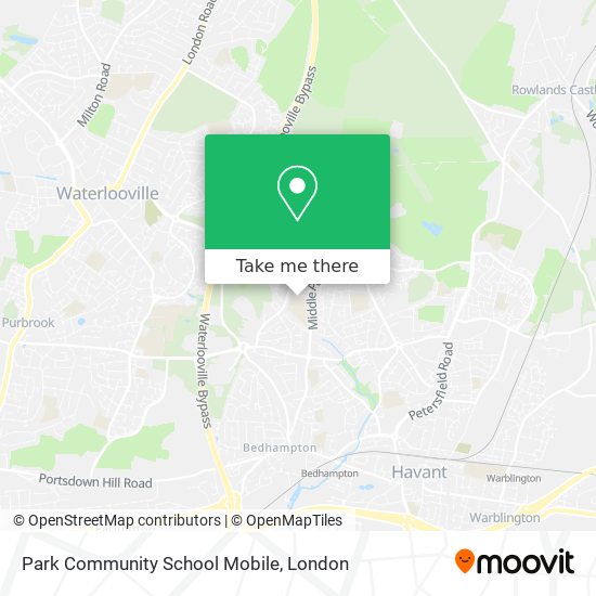 Park Community School Mobile map