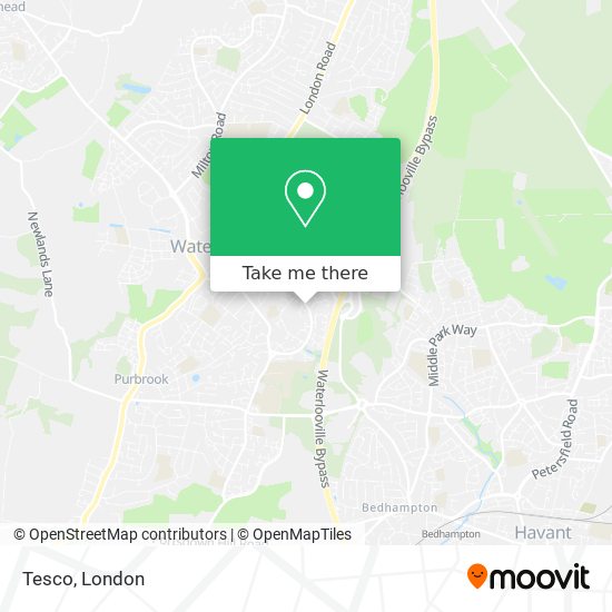 Tesco map