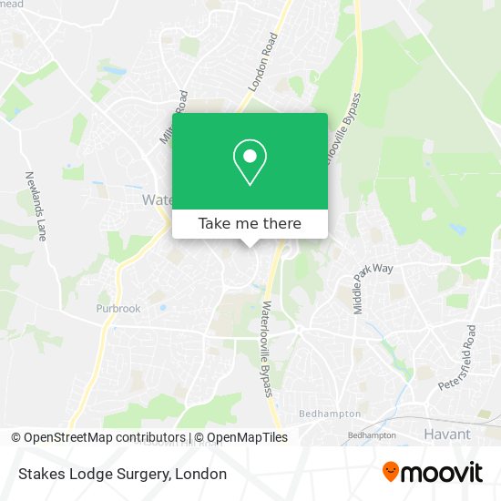 Stakes Lodge Surgery map