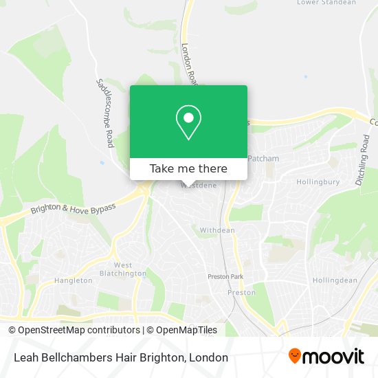Leah Bellchambers Hair Brighton map