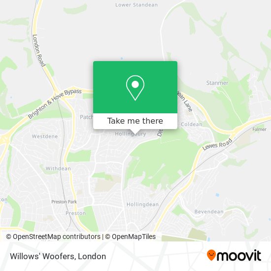 Willows' Woofers map