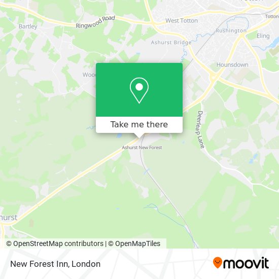 New Forest Inn map