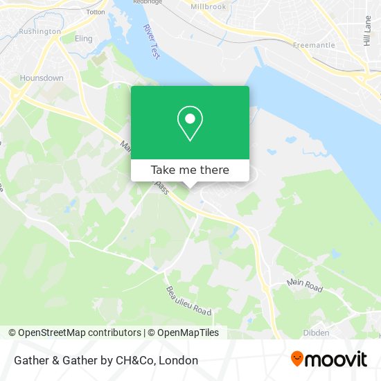 Gather & Gather by CH&Co map