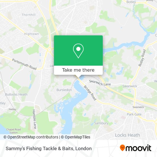 Sammy's Fishing Tackle & Baits map