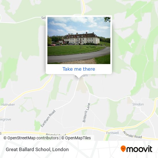 Great Ballard School map