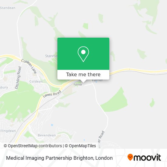 Medical Imaging Partnership Brighton map