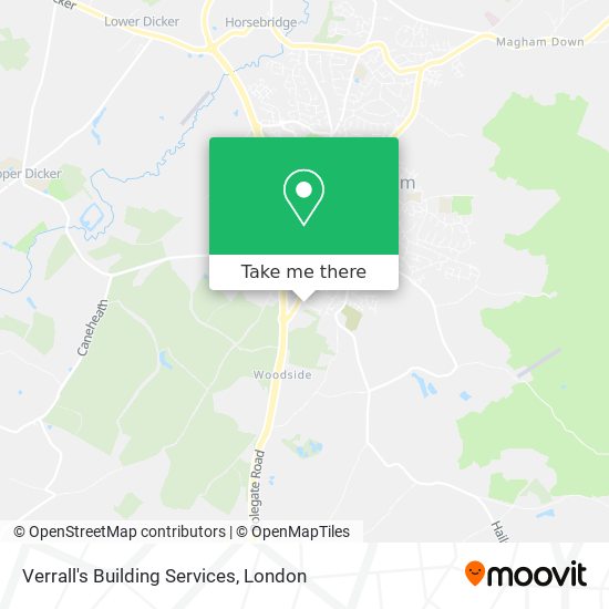 Verrall's Building Services map
