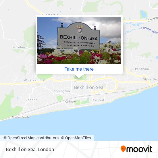 Bexhill on Sea map