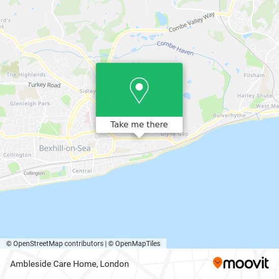 Ambleside Care Home map