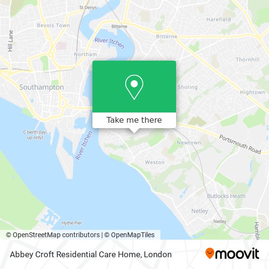 Abbey Croft Residential Care Home map