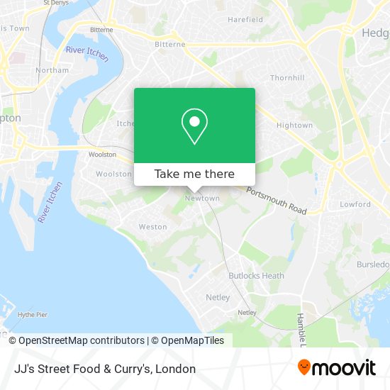 JJ's Street Food & Curry's map