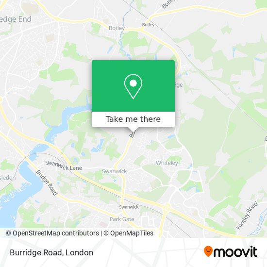 Burridge Road map