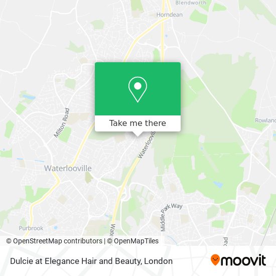 Dulcie at Elegance Hair and Beauty map