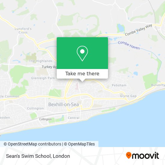 Sean's Swim School map