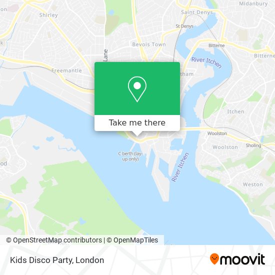 Kids Disco Party map