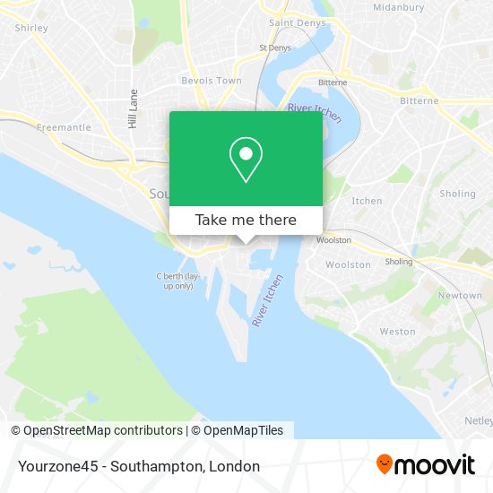 Yourzone45 - Southampton map