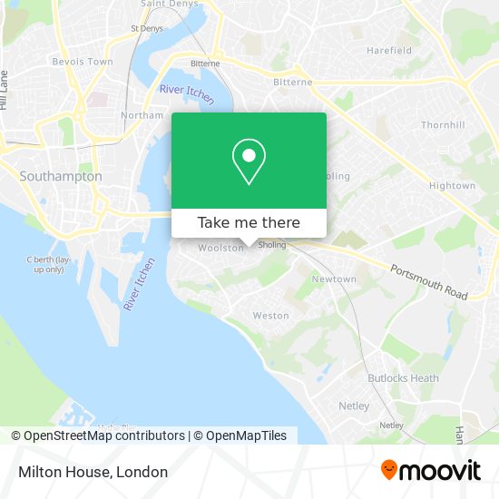 Milton House map