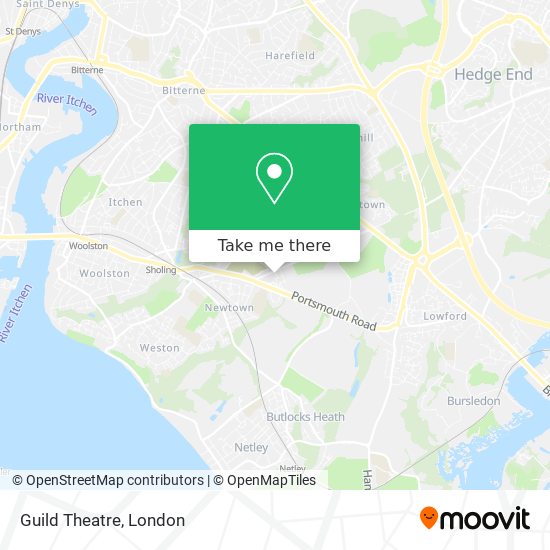 Guild Theatre map