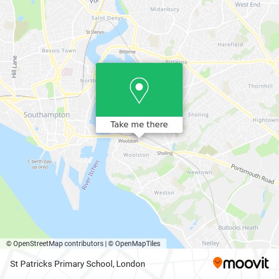 St Patricks Primary School map