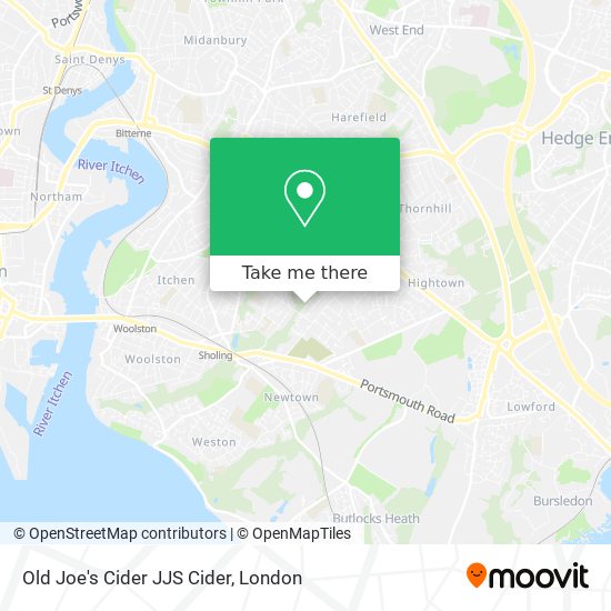 Old Joe's Cider JJS Cider map