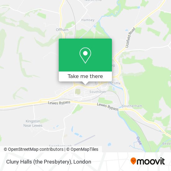 Cluny Halls (the Presbytery) map