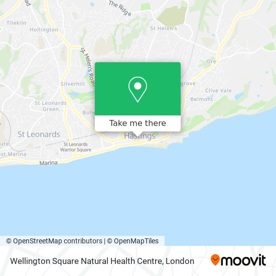 Wellington Square Natural Health Centre map