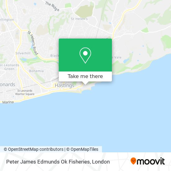 Peter James Edmunds Ok Fisheries map