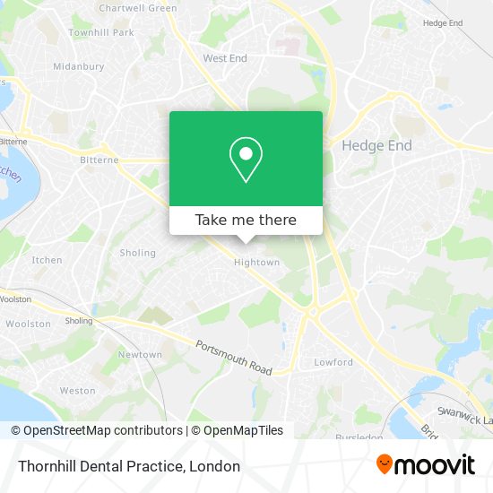 Thornhill Dental Practice map