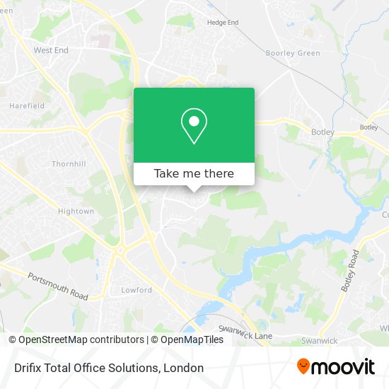 Drifix Total Office Solutions map
