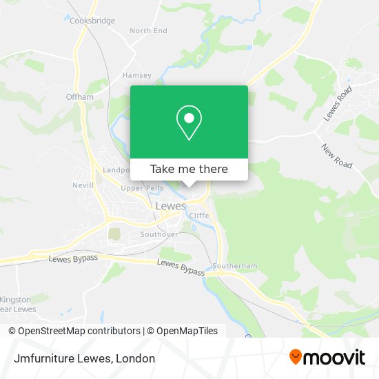 Jmfurniture Lewes map