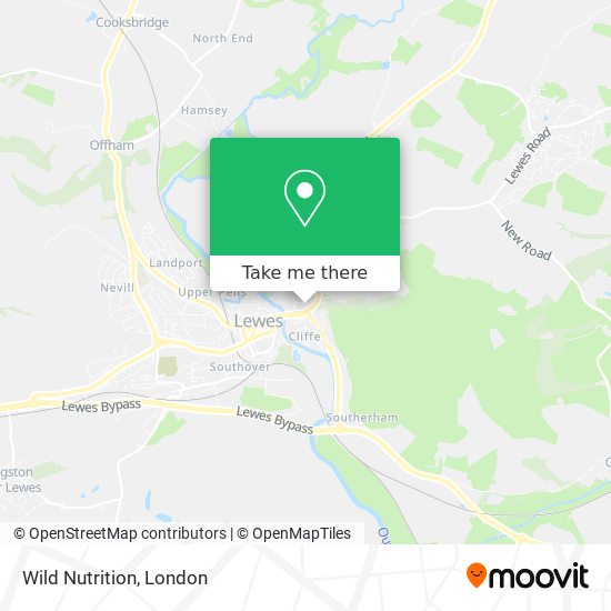 Wild Nutrition map