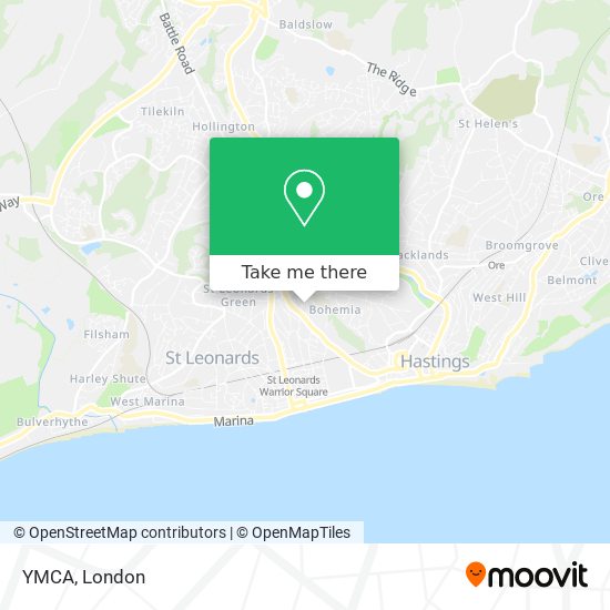 YMCA map