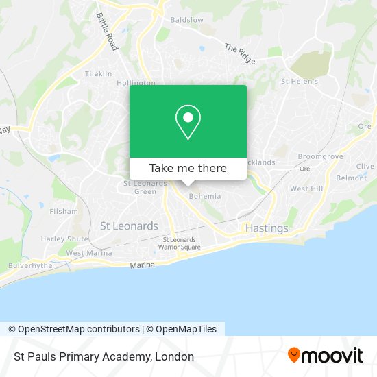 St Pauls Primary Academy map