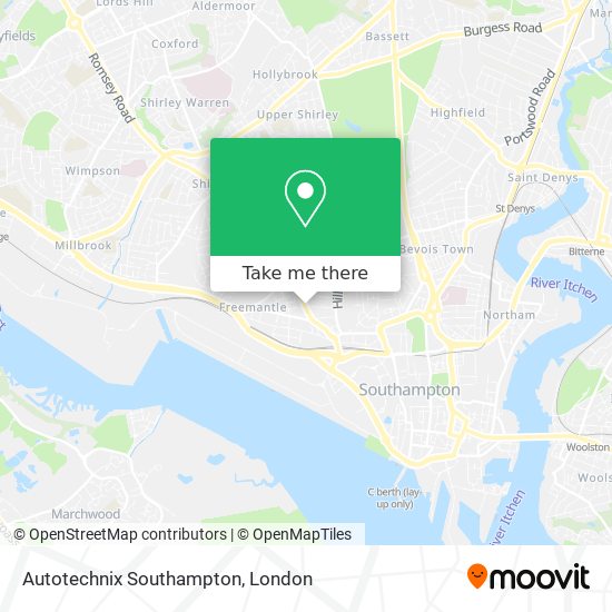 Autotechnix Southampton map