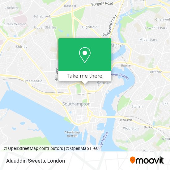 Alauddin Sweets map