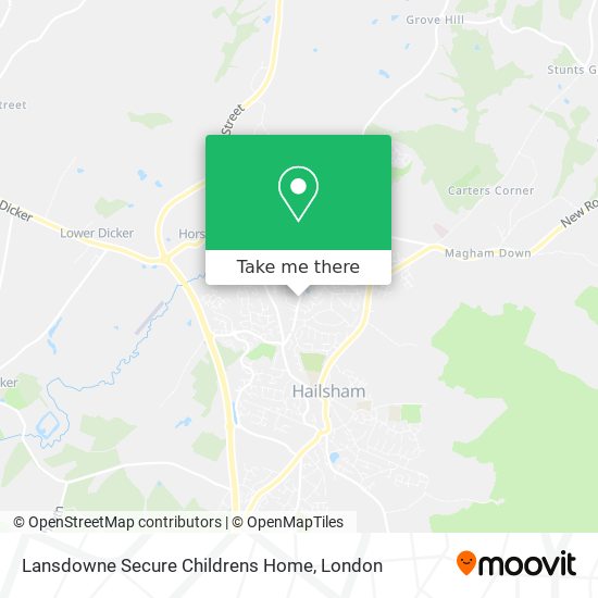 Lansdowne Secure Childrens Home map