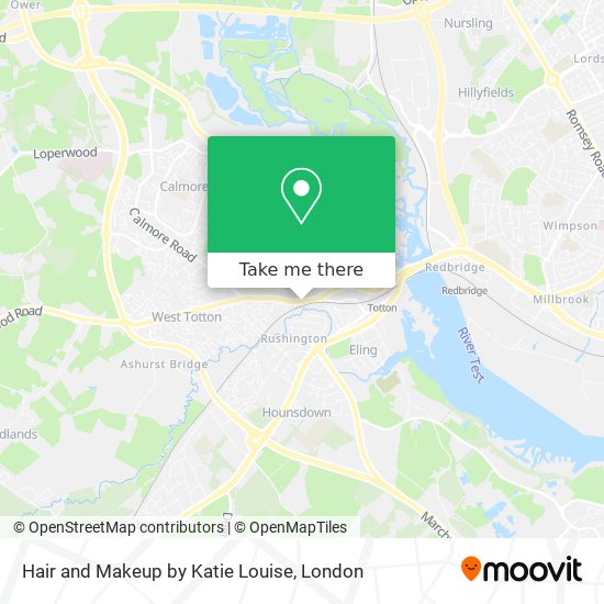 Hair and Makeup by Katie Louise map