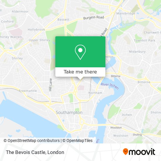 The Bevois Castle map