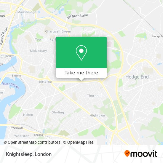 Knightsleep map