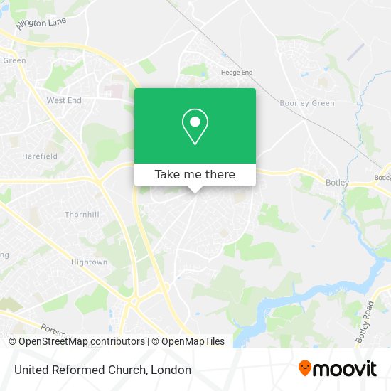United Reformed Church map