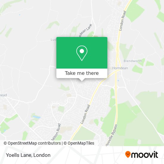 Yoells Lane map