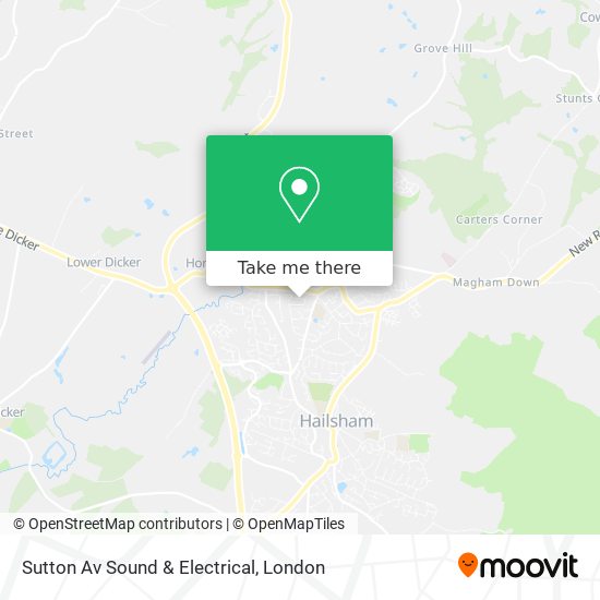 Sutton Av Sound & Electrical map