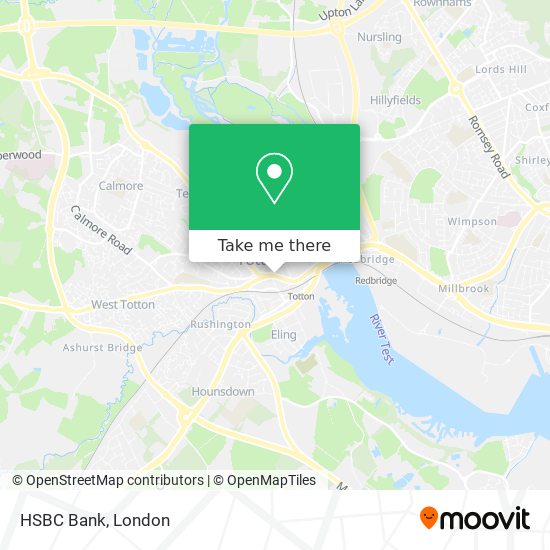 HSBC Bank map