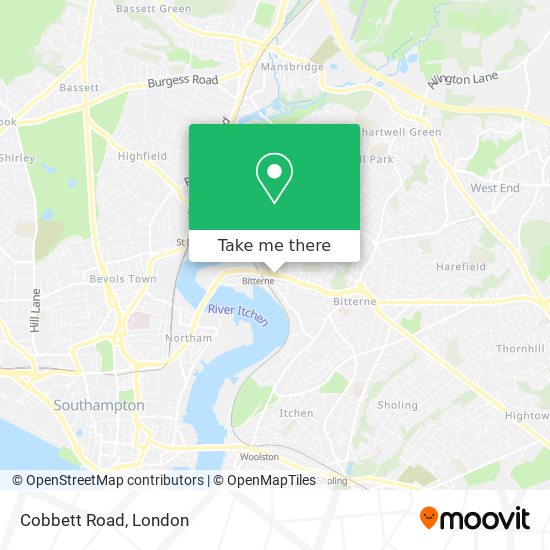 Cobbett Road map
