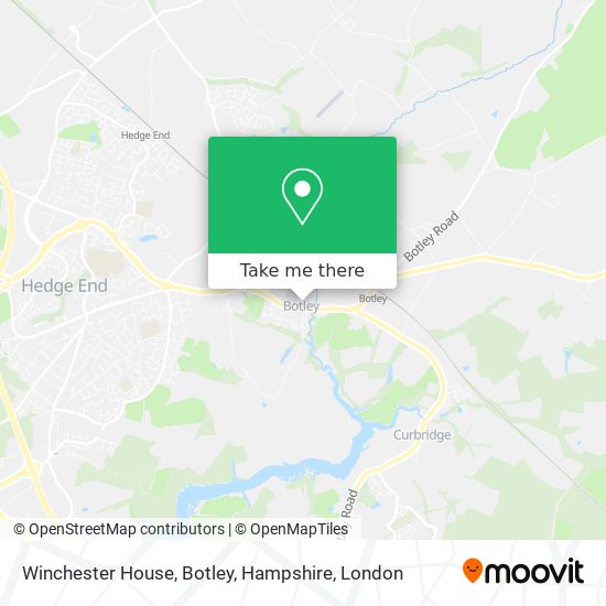 Winchester House, Botley, Hampshire map