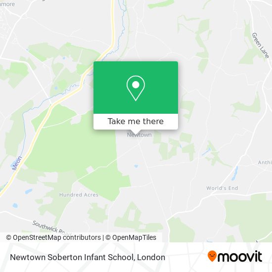 Newtown Soberton Infant School map