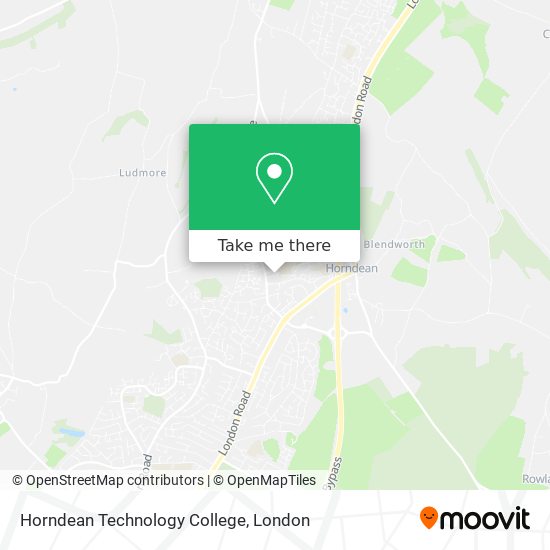 Horndean Technology College map